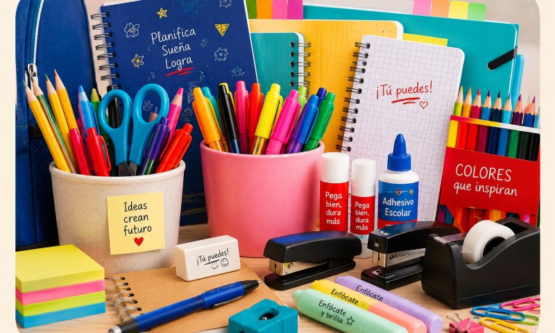 Útiles escolares y papelería